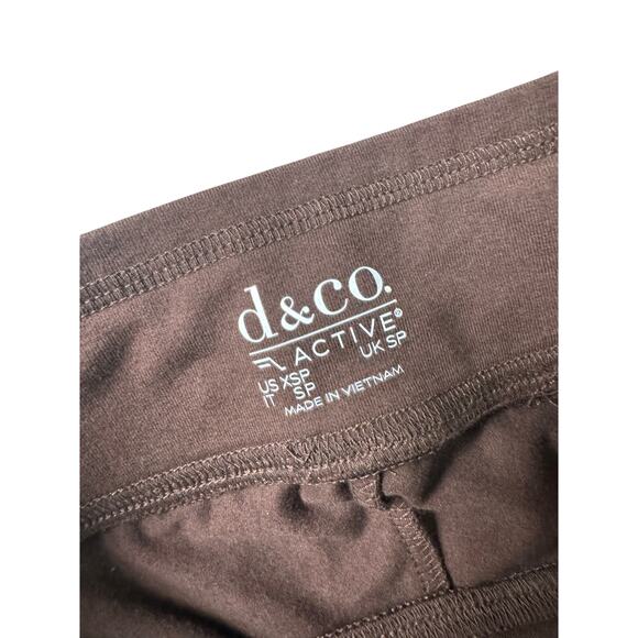 QVC Denim&Co Petite Yoga Stretch Lightly Boot Pant w/Pockets Brown NWOT Size XSP - Picture 6 of 8
